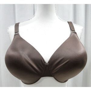 Soma Women's Vanishing Back Full Coverage‎ Bra Brown Gray Size 40DD